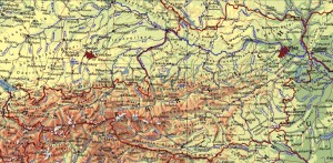 Landkarte-Österreich
